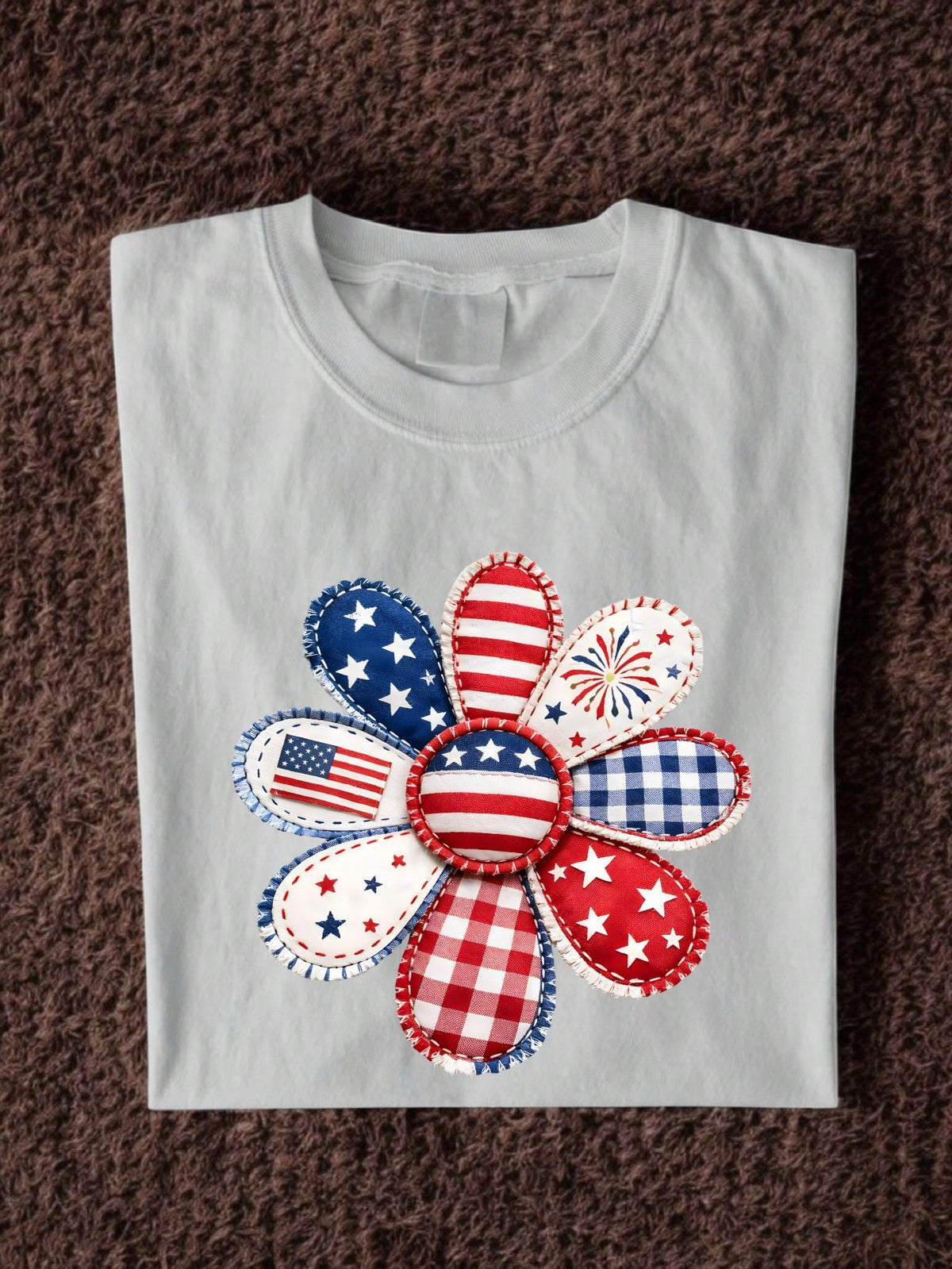 Floral 4th Of July T-Shirt