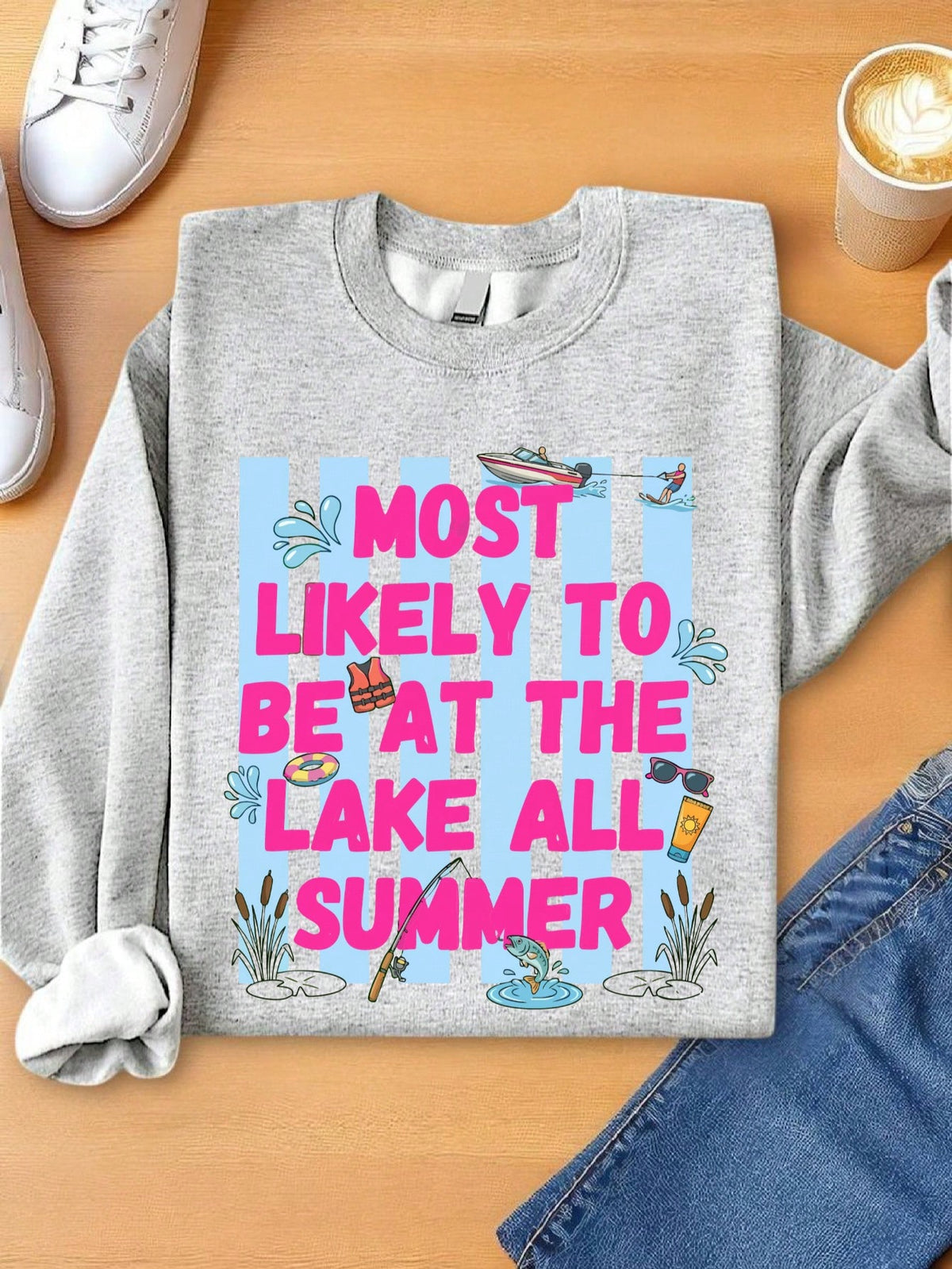 Most Likely To Be At The Lake All Summer Sweatshirt