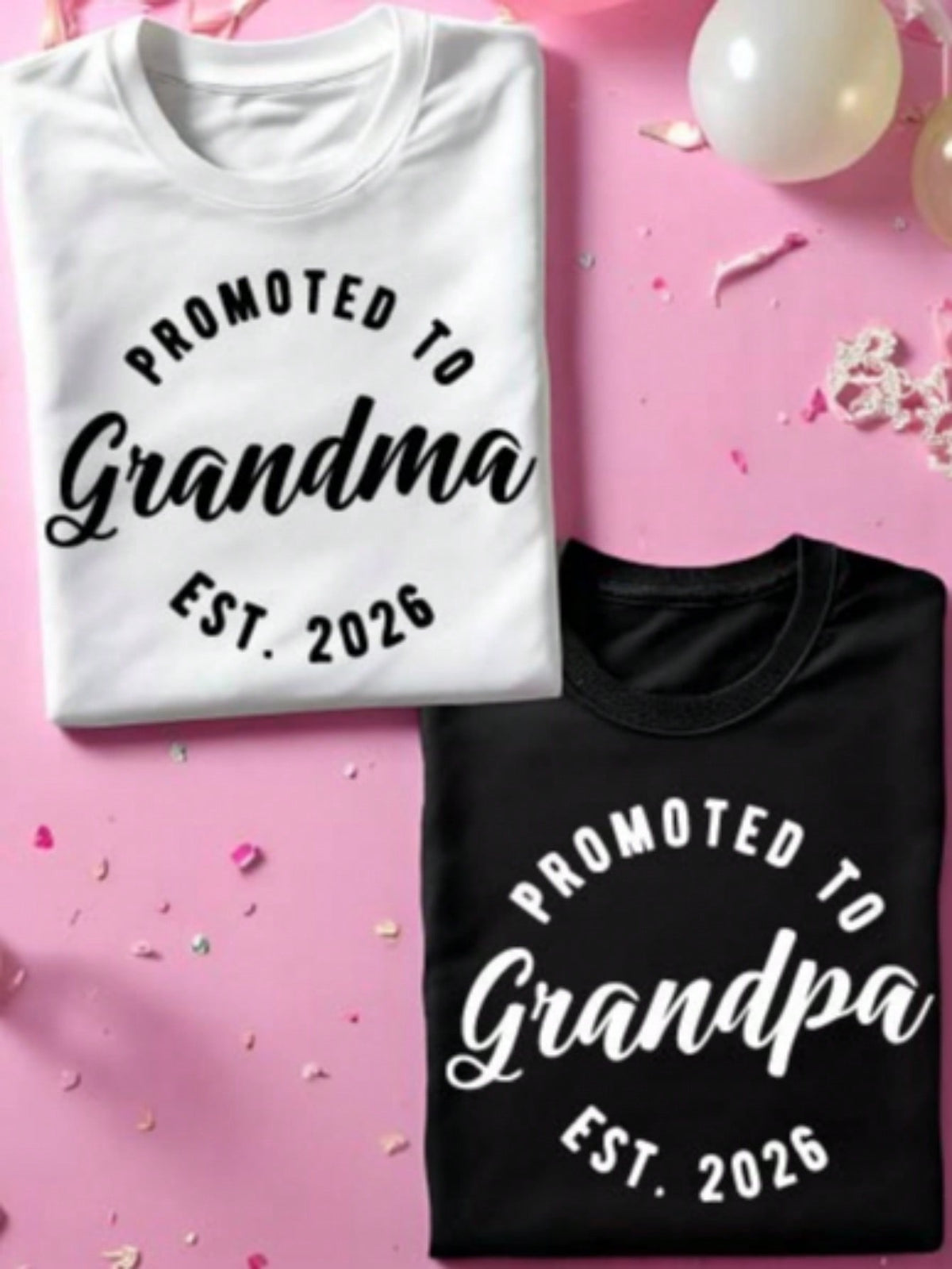 1PC Grandma Grandpa T-Shirt
