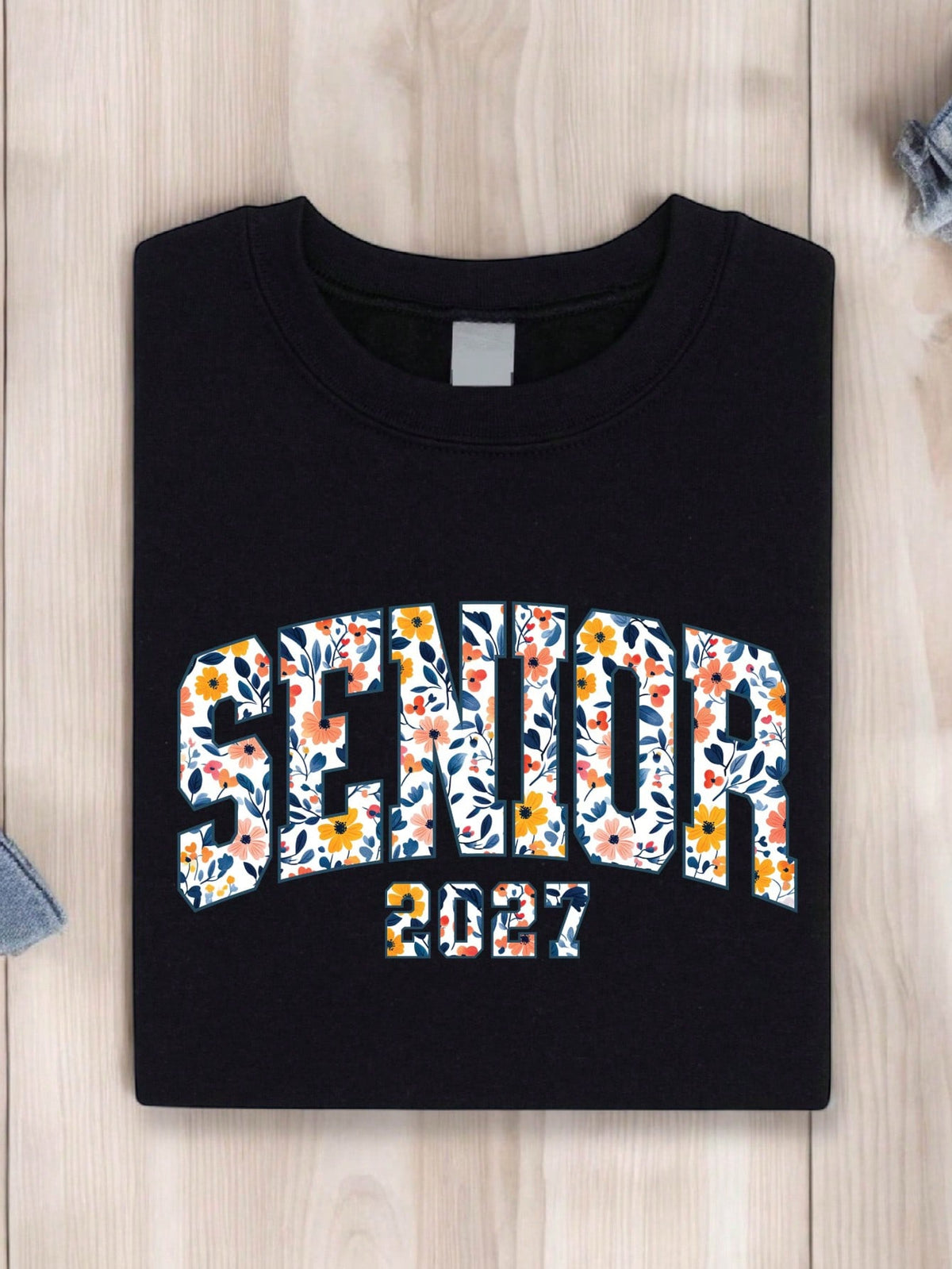 Floral Senior 2027 T-Shirt