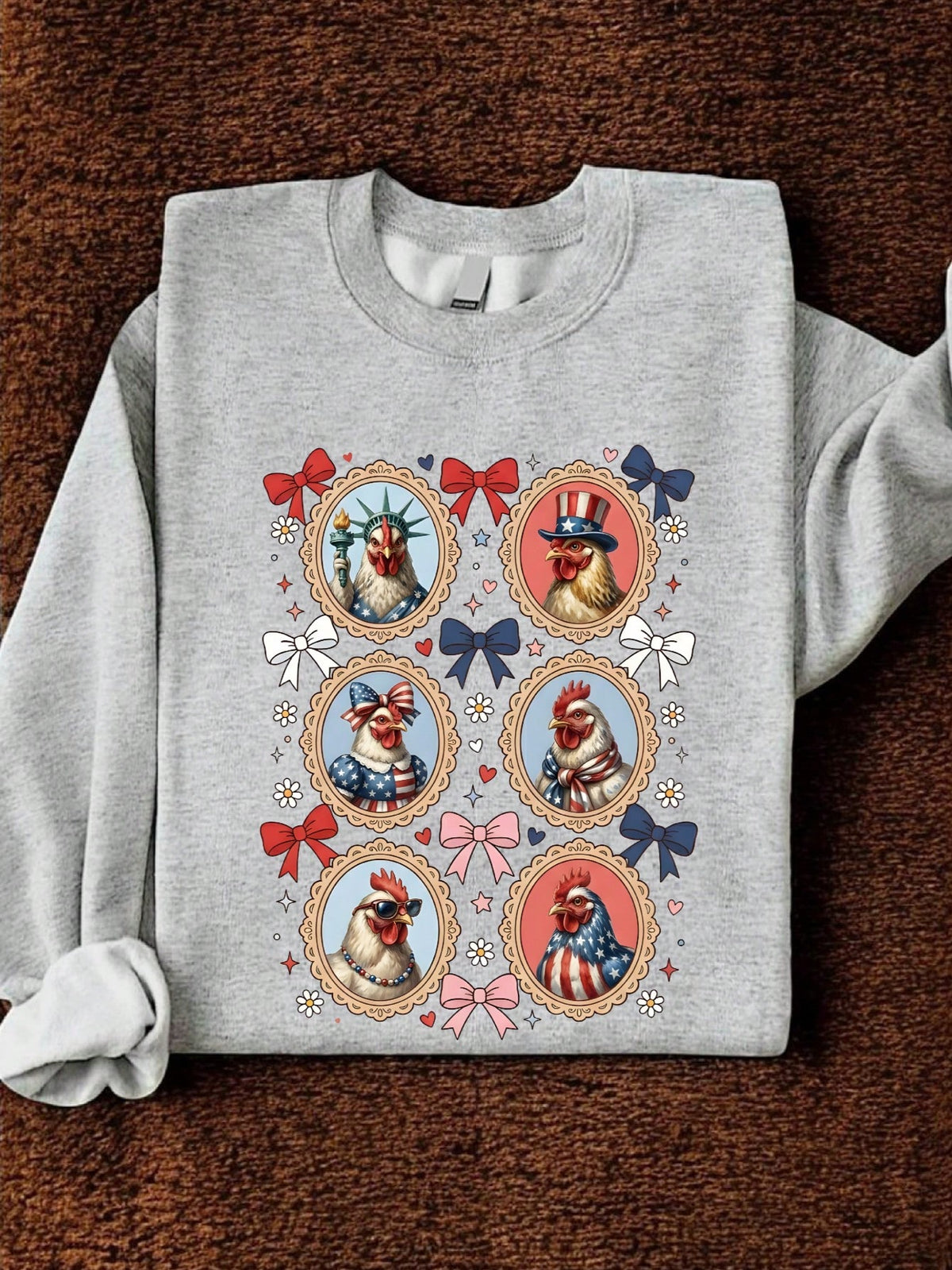 Funny Chicken USA Sweatshirt
