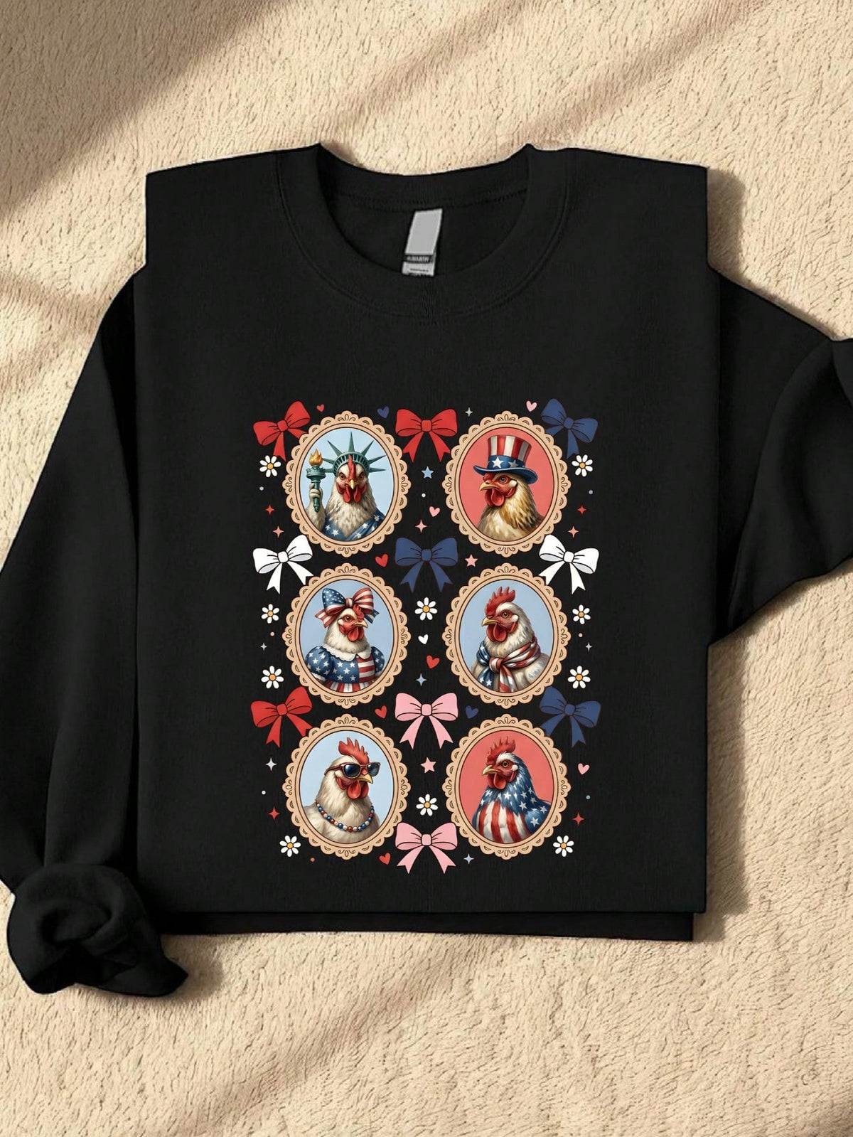 Funny Chicken USA Sweatshirt
