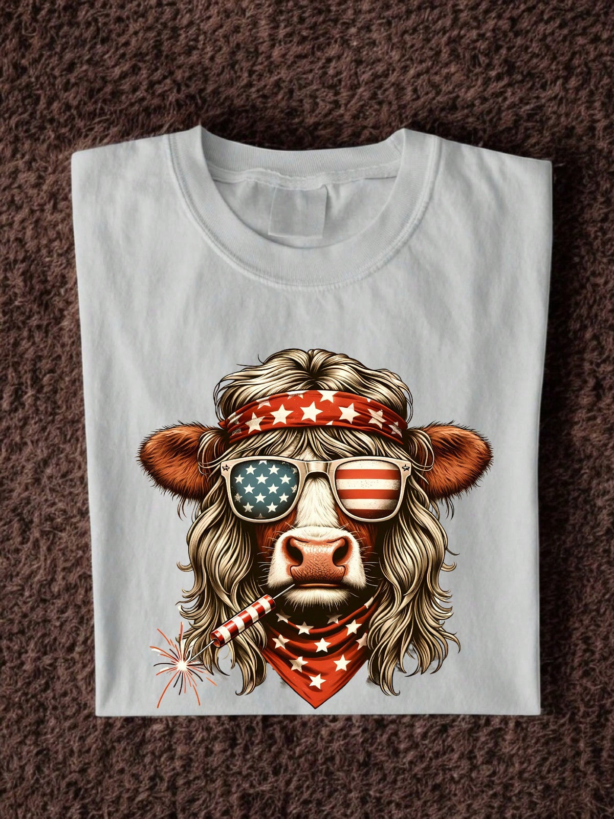 Funny Cow 4th Of July T-Shirt
