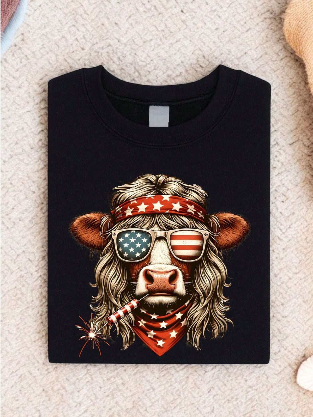 Funny Cow 4th Of July T-Shirt