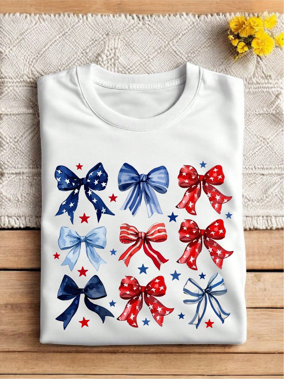 Coquette Bow Of 4th July T-Shirt