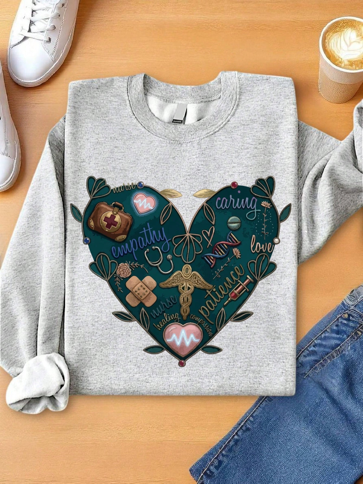 Nurse Heart Sweatshirt