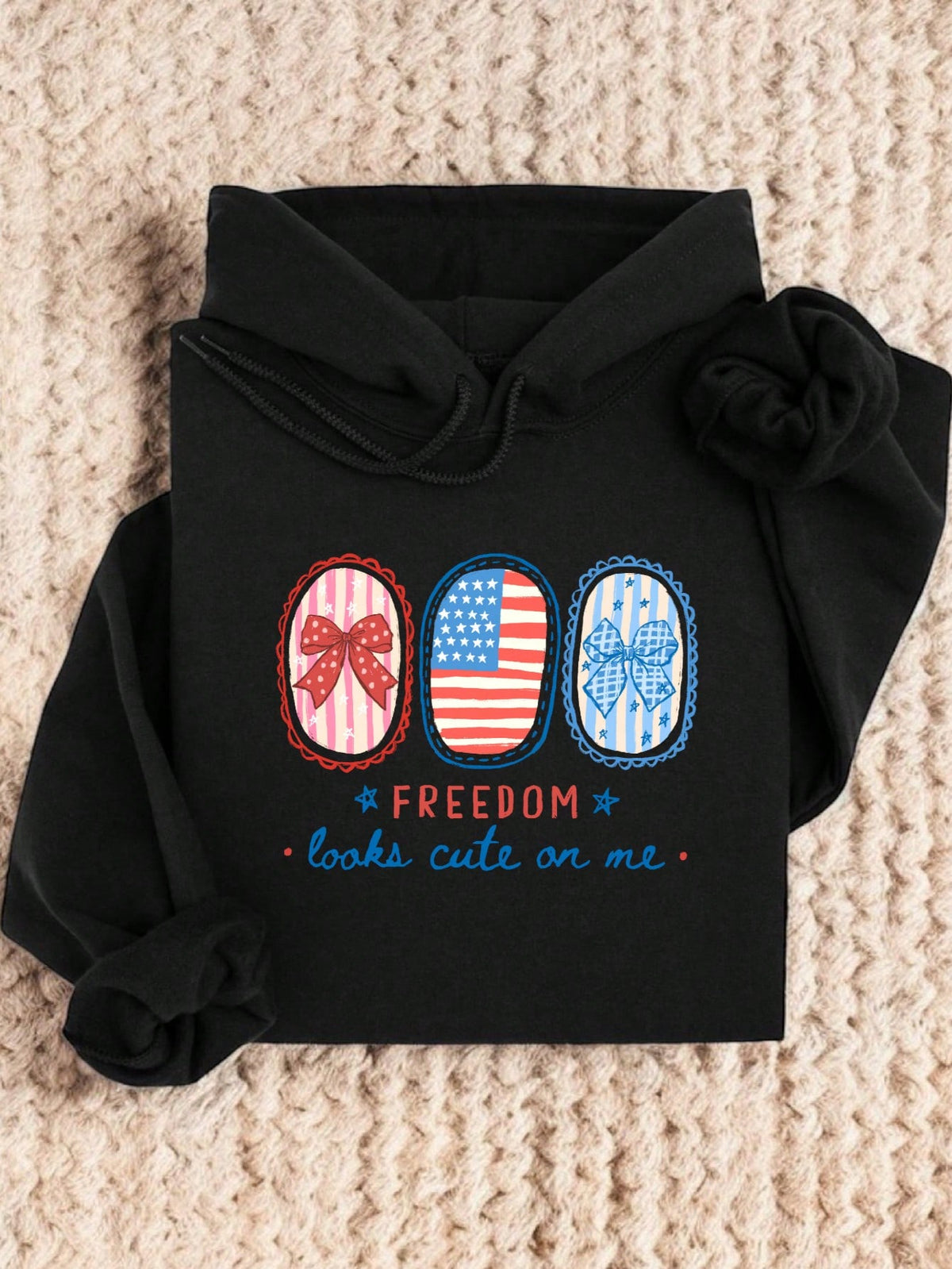 Freedom Looks Cute On Me Hoodie