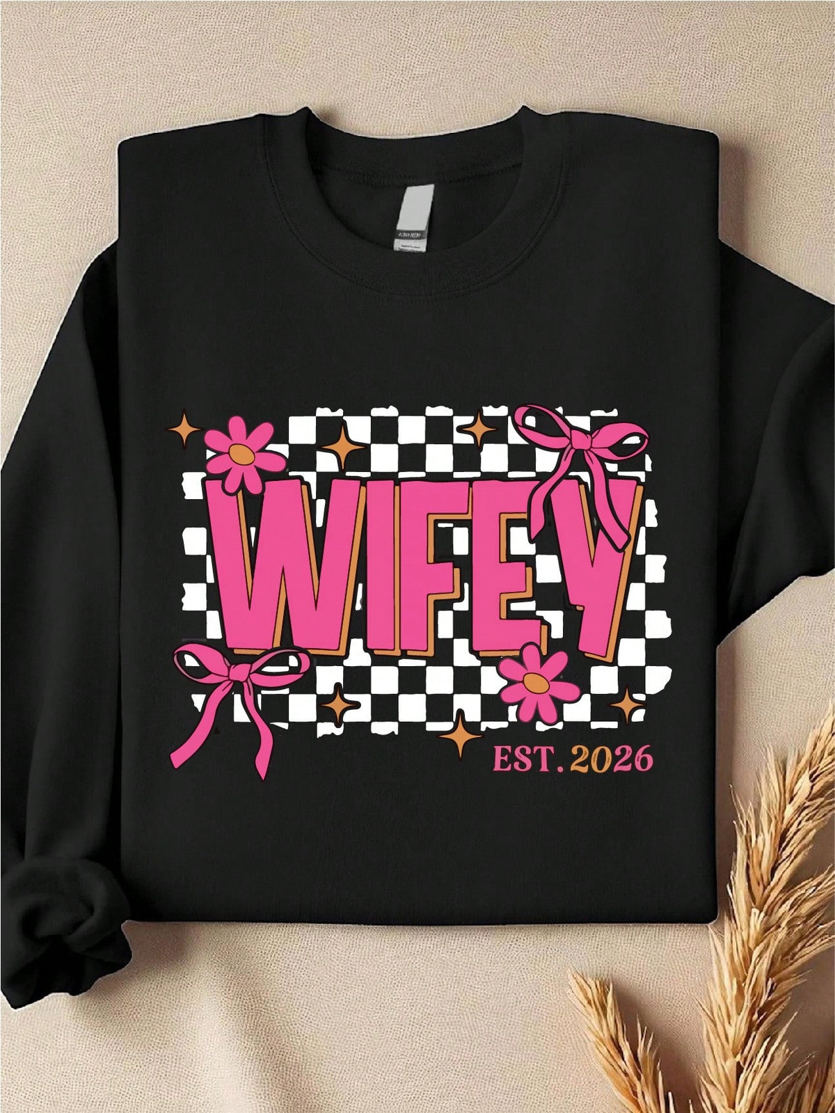 Wifey Est 2026 Sweatshirt