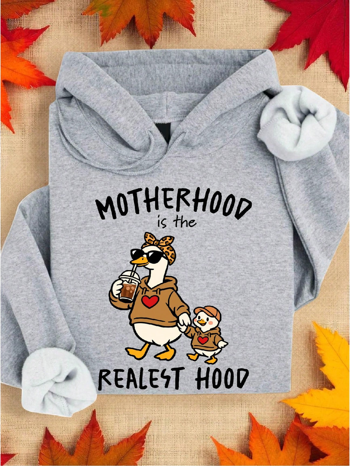 Motherhood Is The Realest Hood Hoodie