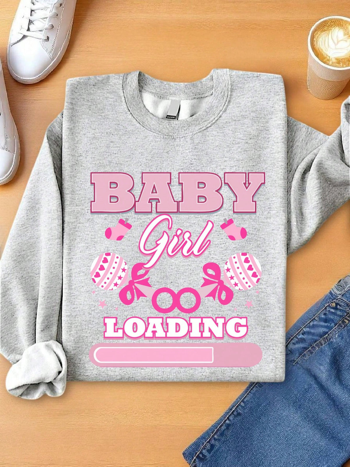 Baby Girl Loading Sweatshirt