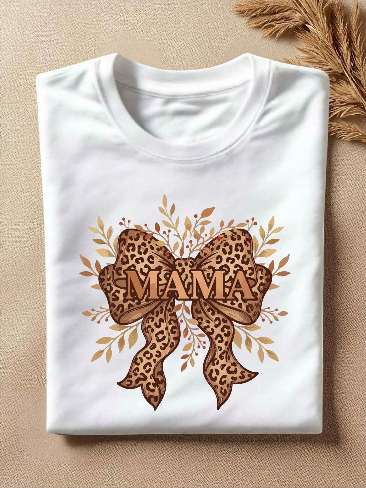 Mama Leopard Coquette T-Shirt