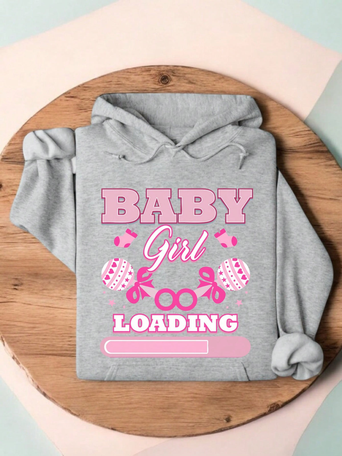 Baby Girl Loading Hoodie
