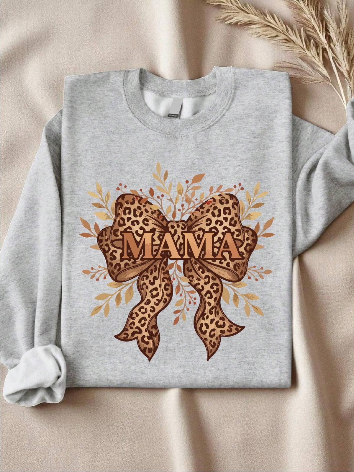 Mama Leopard Coquette Sweatshirt