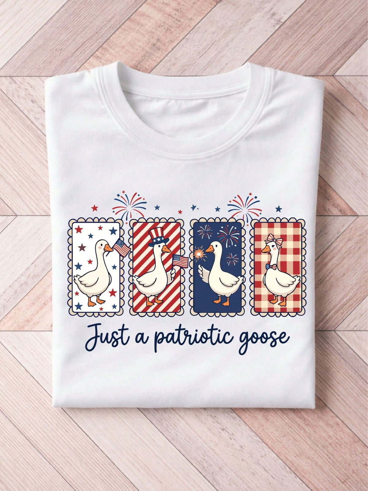 Just A Patriotic Goose T-Shirt