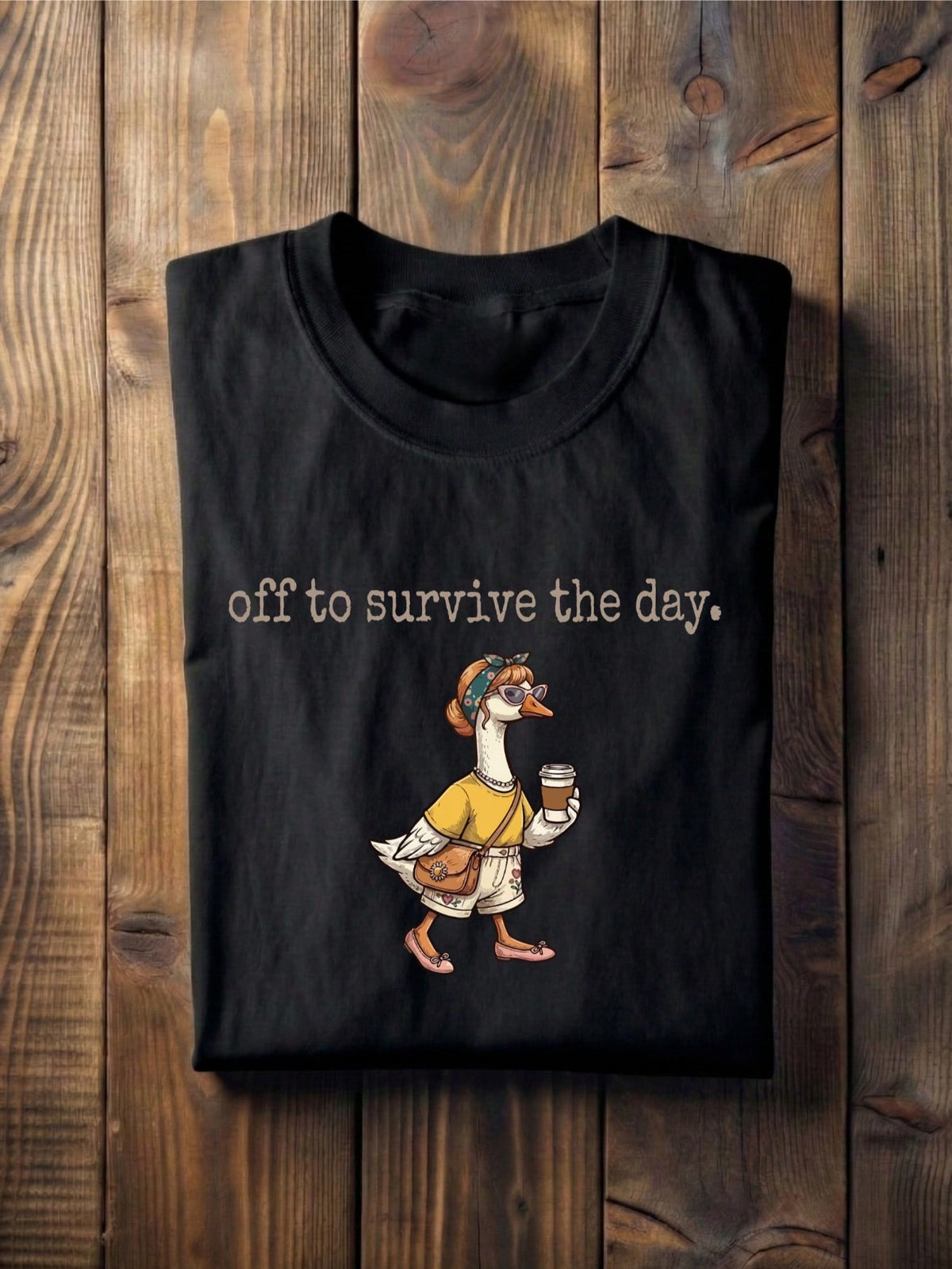 Off To Survive The Day T-Shirt