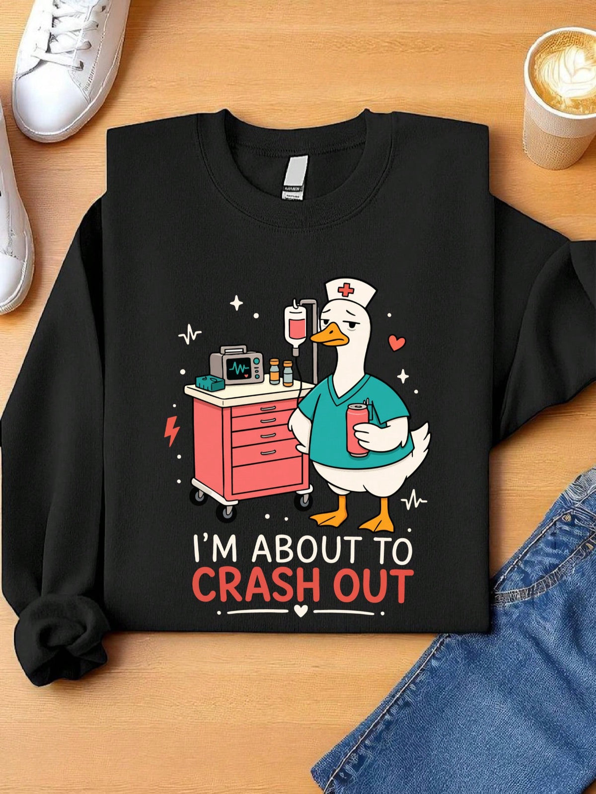 I Am About To Crash Out Sweatshirt