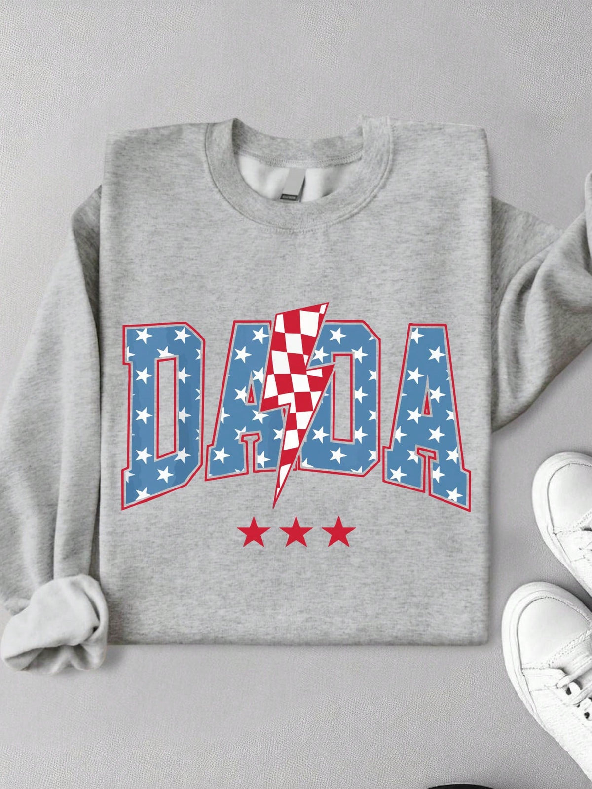 Patriotic DADA Lightning Bolt Sweatshirt