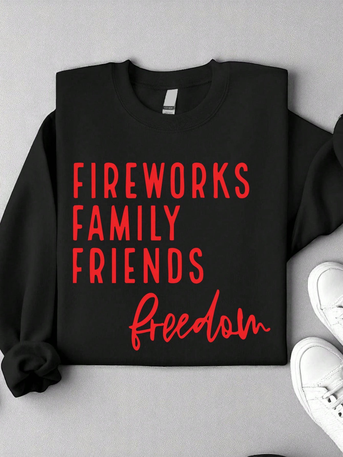 Fireworks Family Friends Freedom Sweatshirt