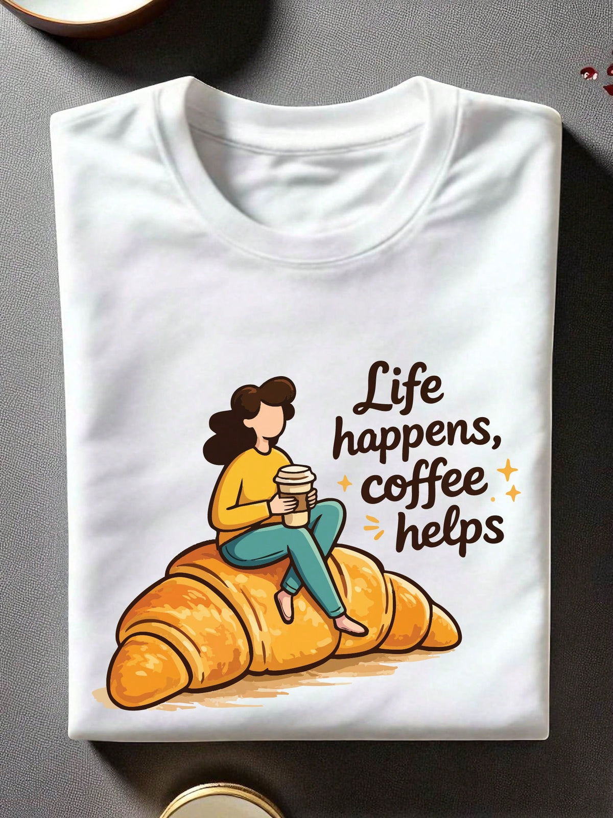 Life Happens Coffee Helps T-Shirt