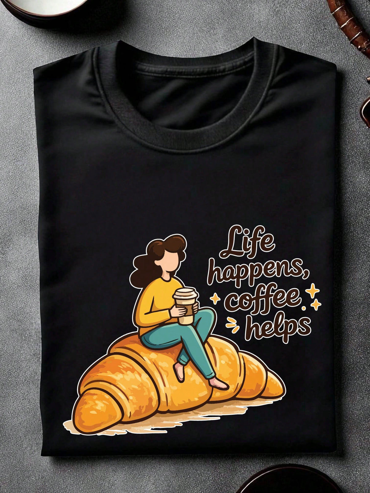 Life Happens Coffee Helps T-Shirt