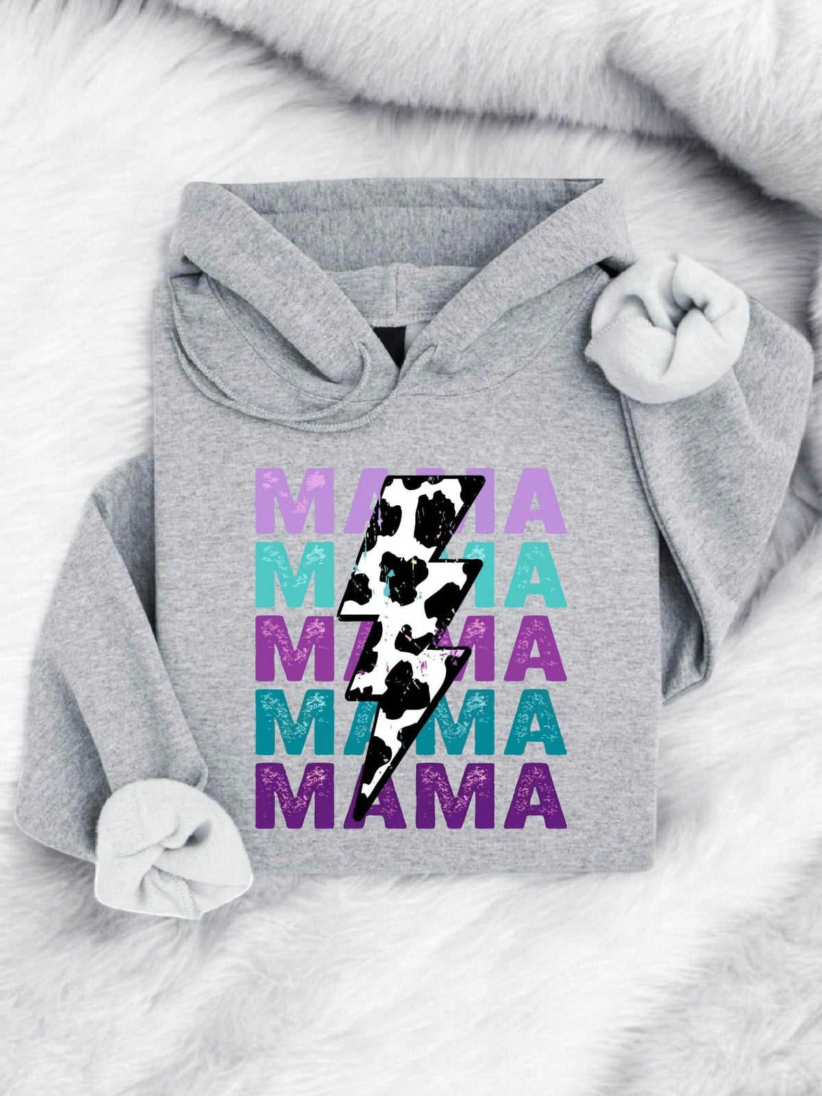 Mama Lightning Bolt Hoodie