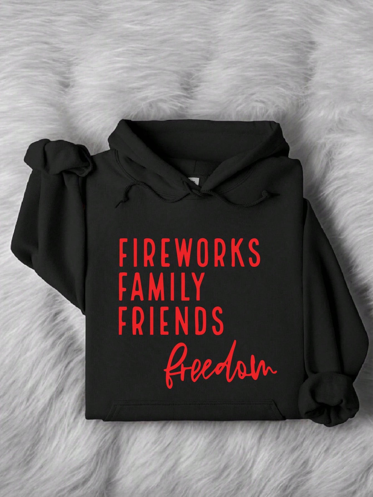 Fireworks Family Friends Freedom Hoodie