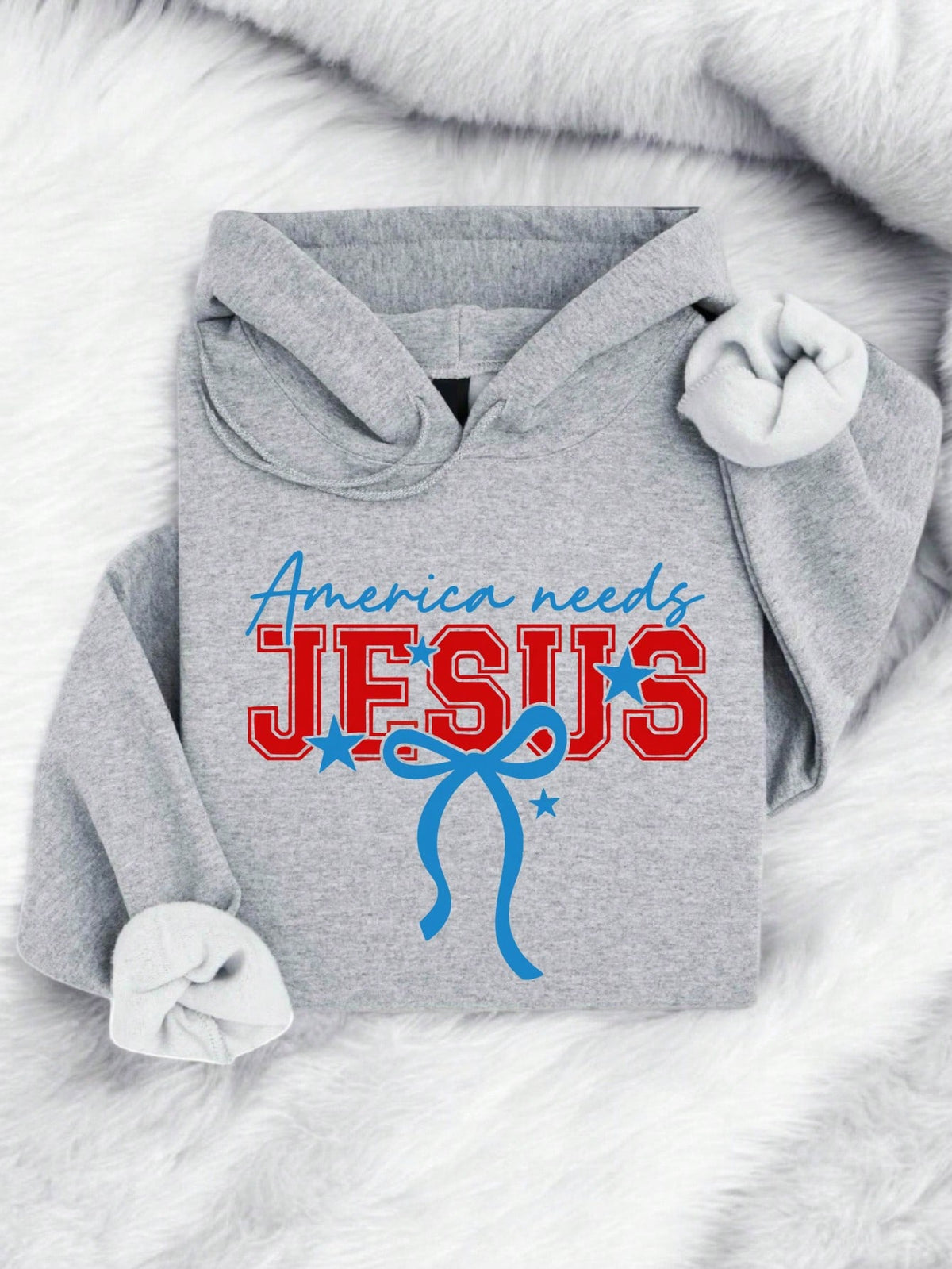 America Needs Jesus Hoodie