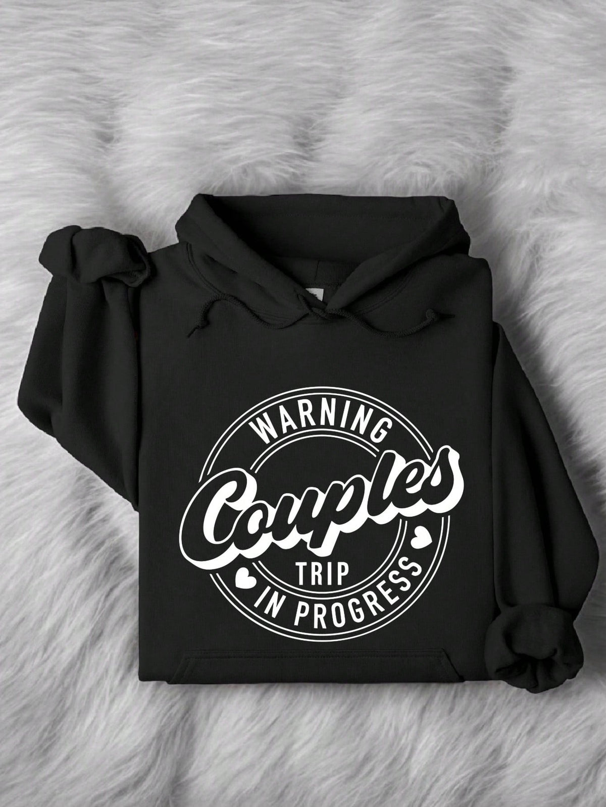 Warning 2026 Couples Trip In Progress Hoodie