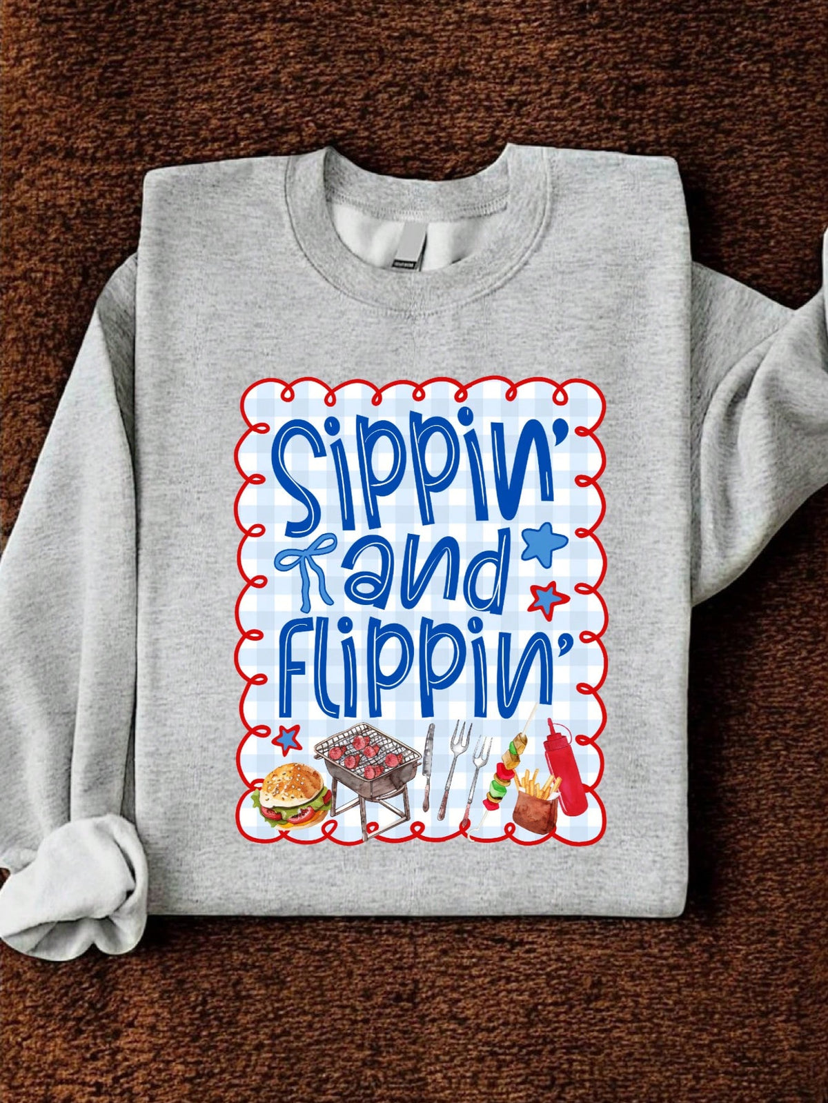 Sippin And Flippin Sweatshirt