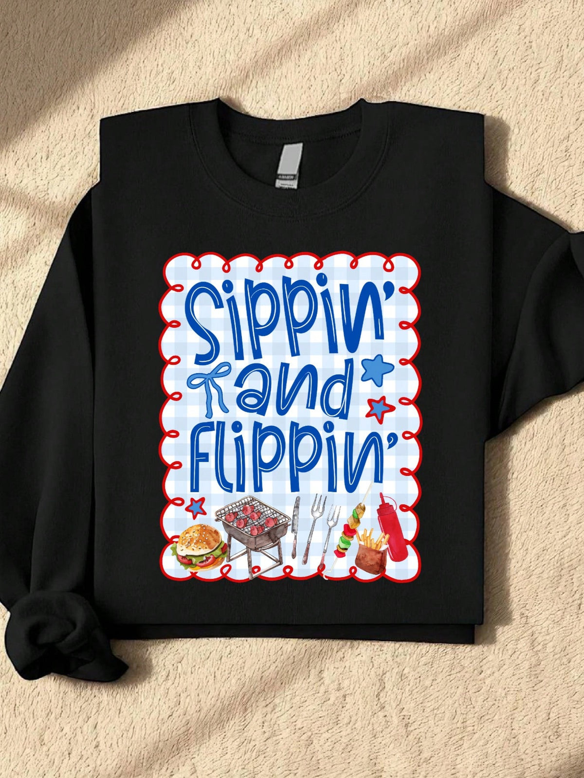 Sippin And Flippin Sweatshirt