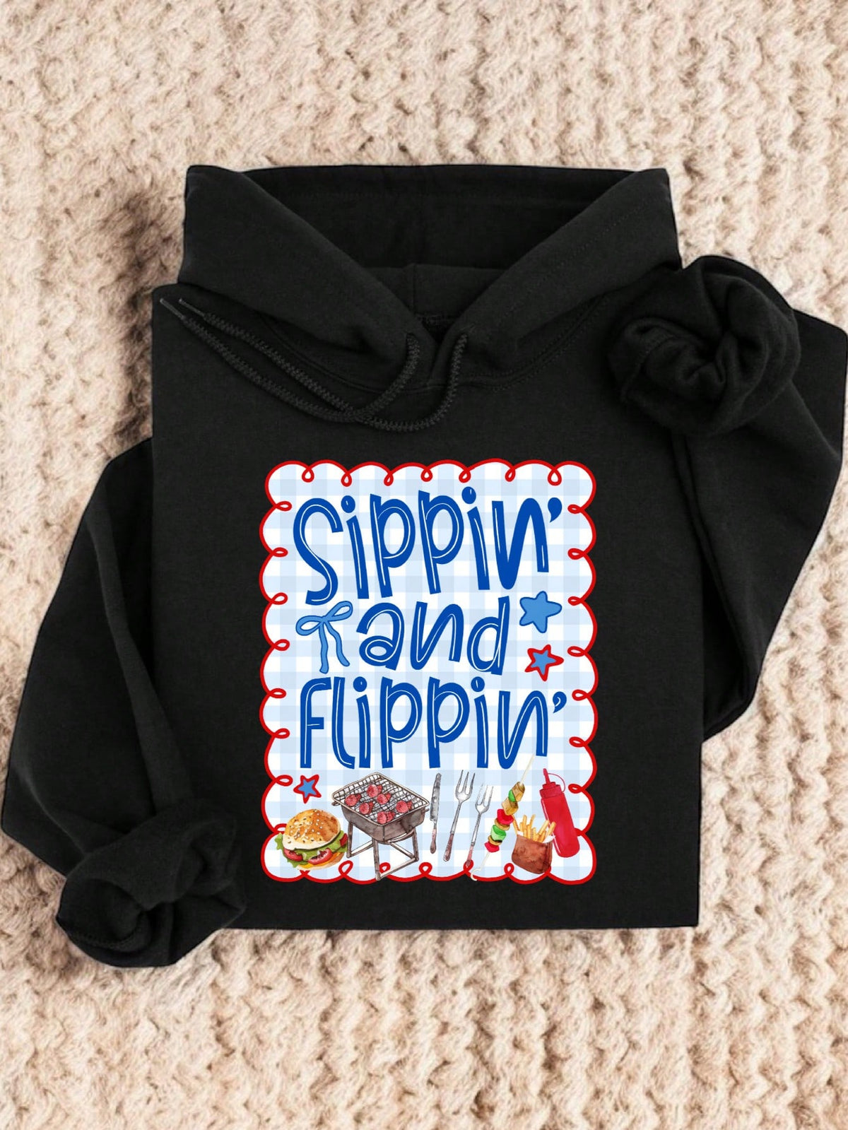 Sippin And Flippin Hoodie