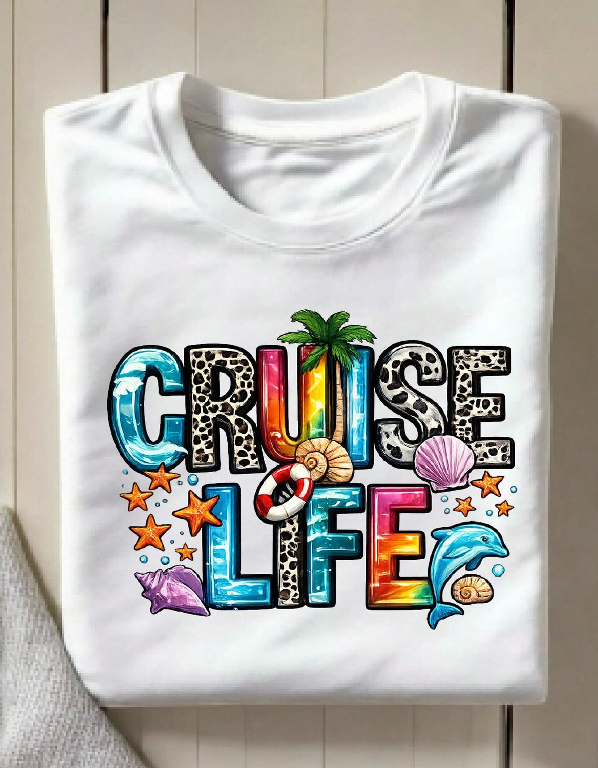 Cruise Life Leopard T-Shirt