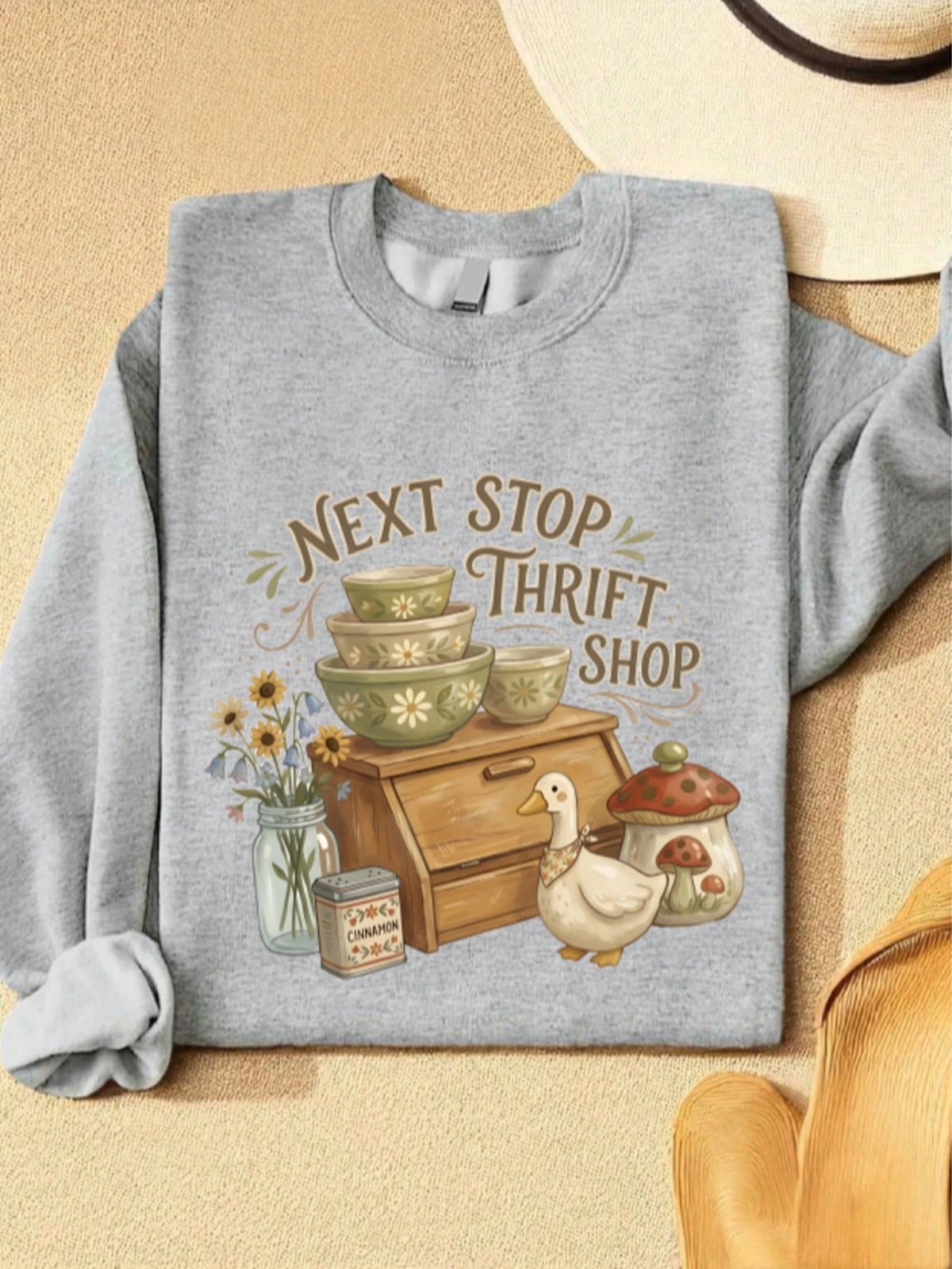 Next Stop Thrift Shop Sweatshirt