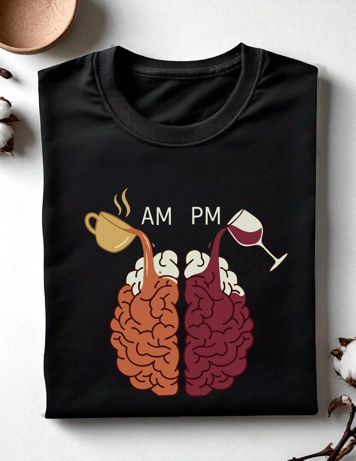 Brain AM PM T-Shirt
