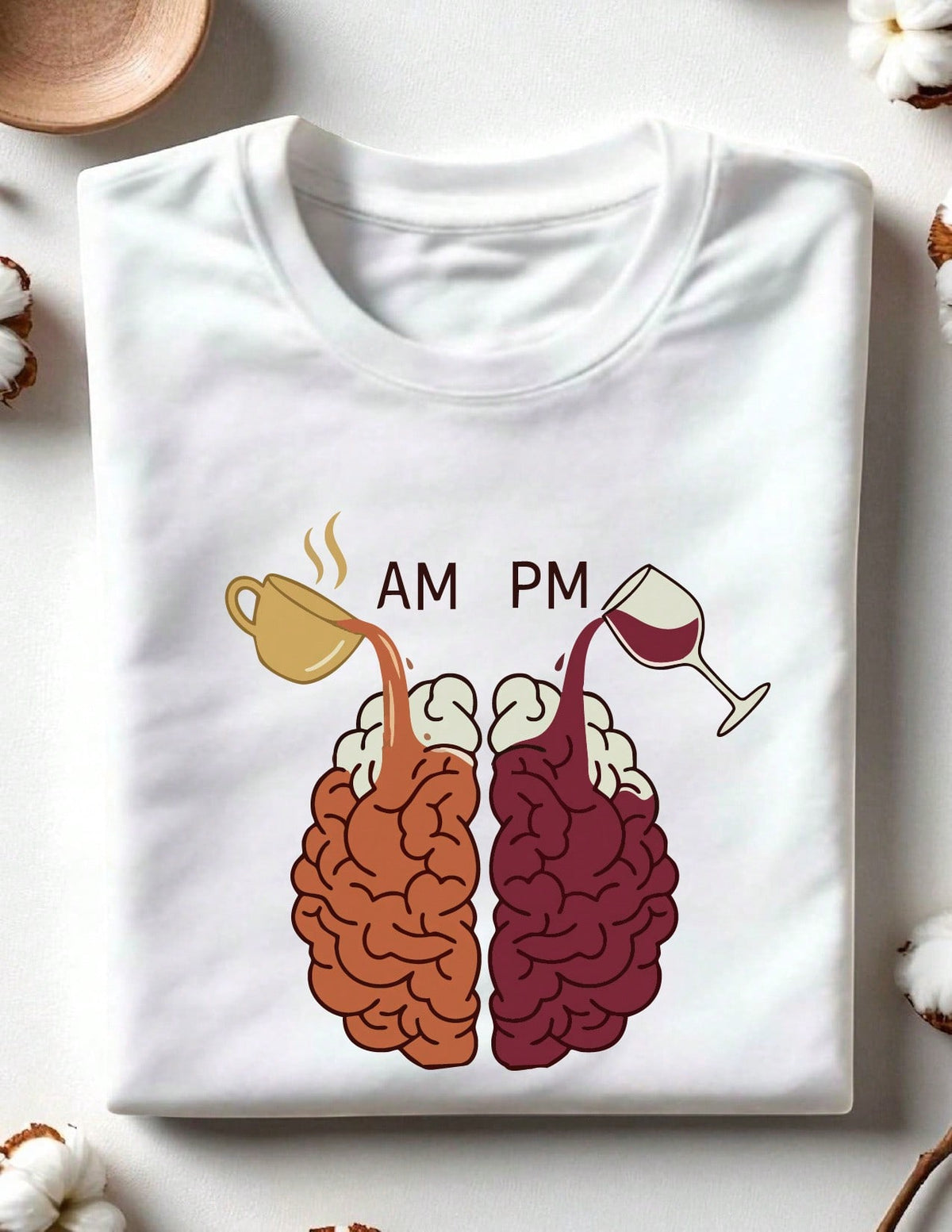 Brain AM PM T-Shirt