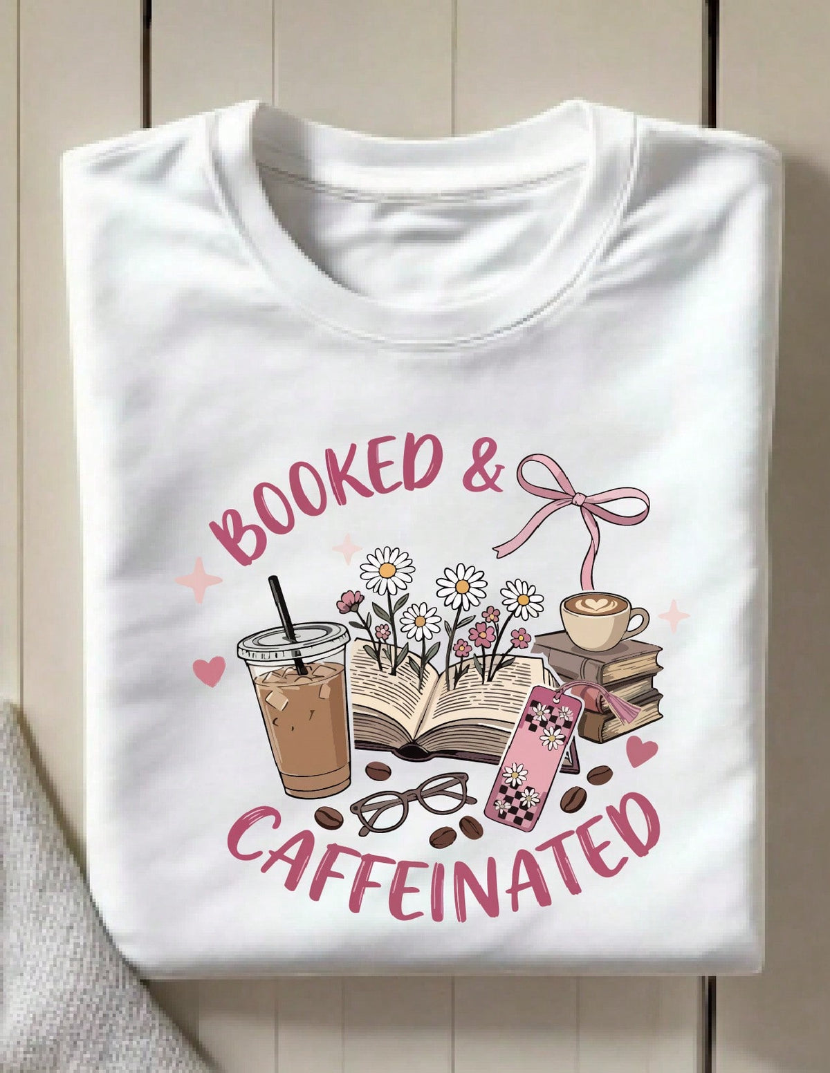 Booked & Caffeinated T-Shirt