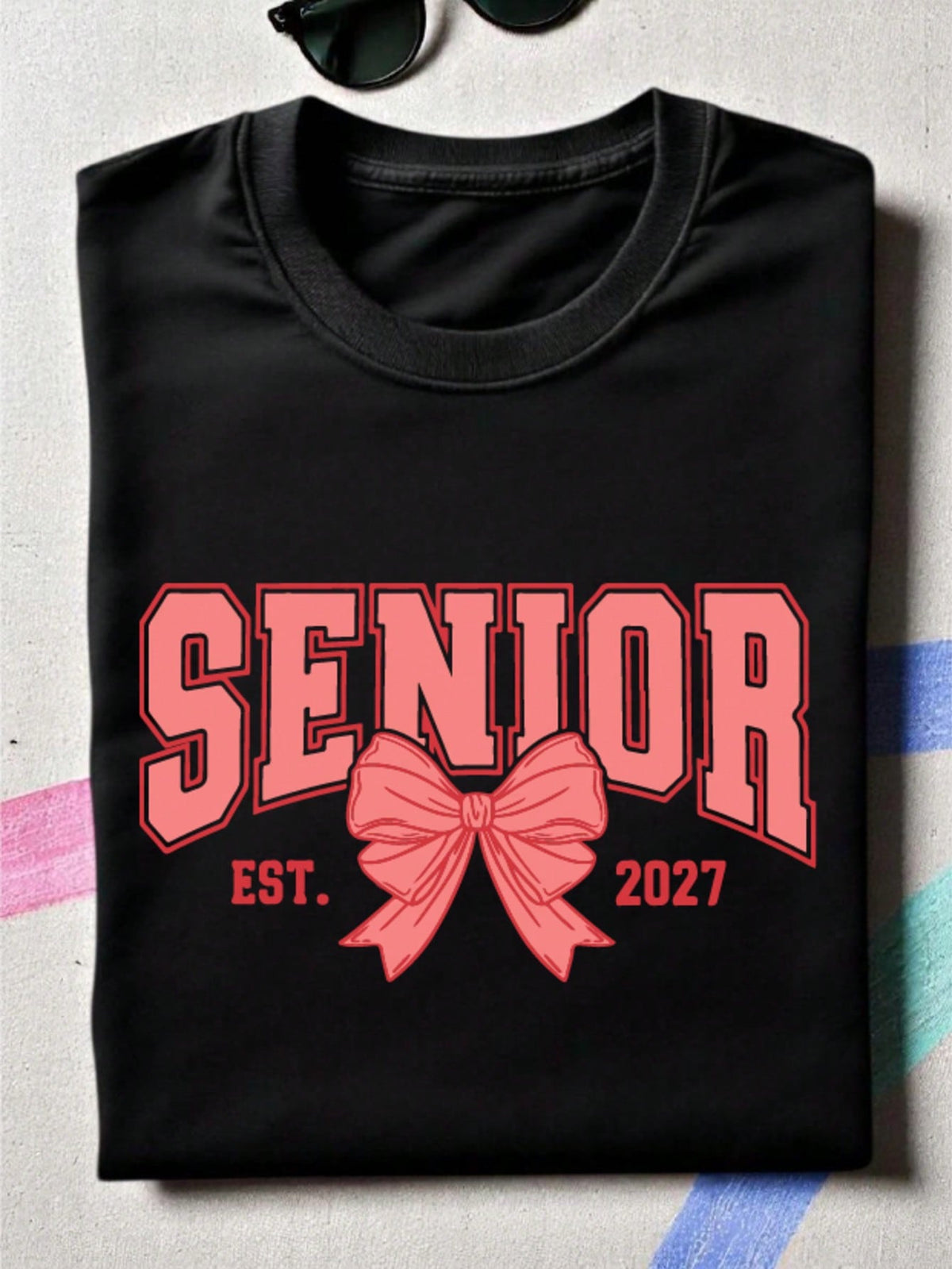 Senior Coquette Bow 2027 T-Shirt