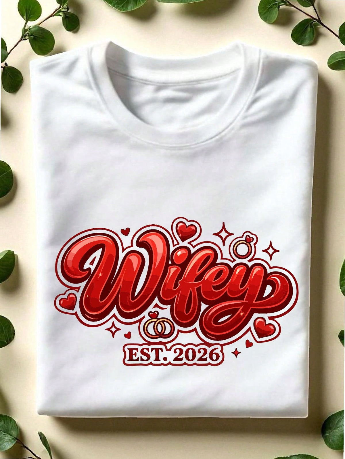 Wifey Est 2026 T-Shirt