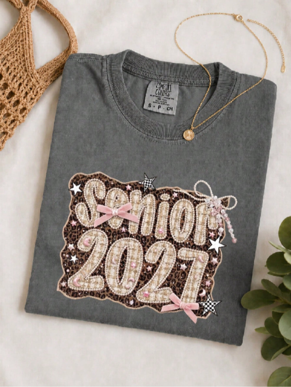 Leopard Senior 2027 ( DTF Graphic Print ) T-Shirt