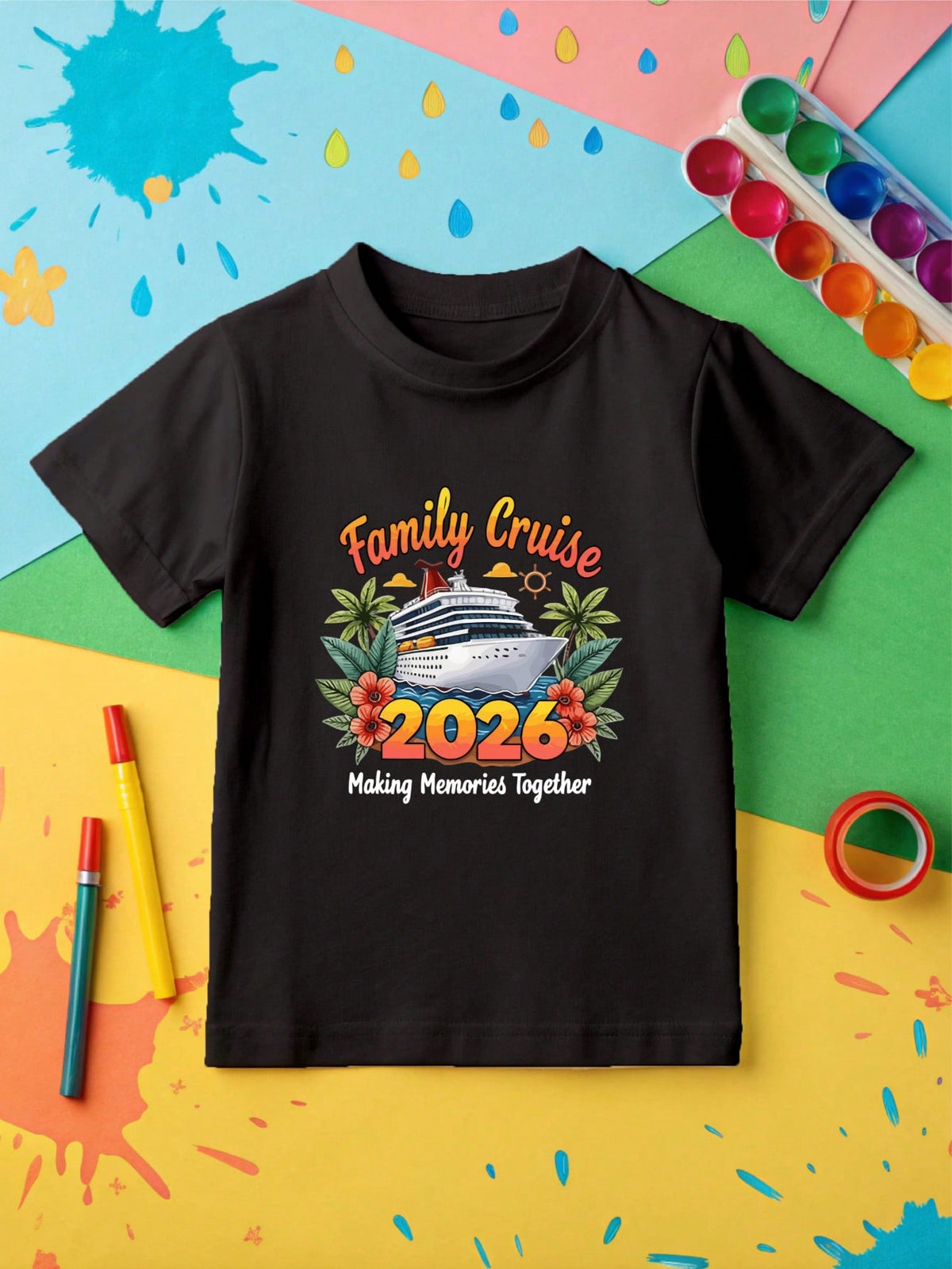 Family Cruise 2026 Kids T-Shirt