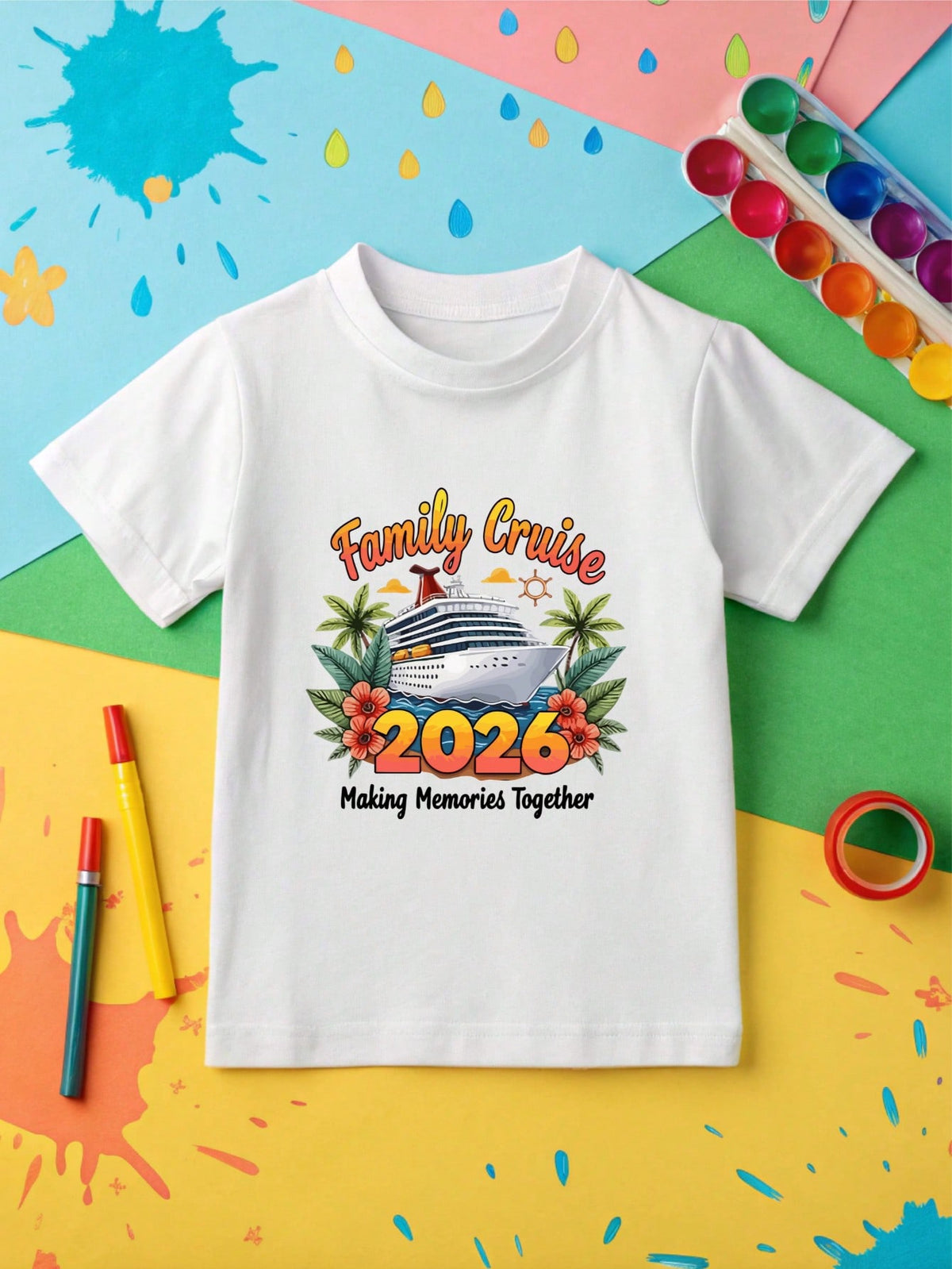 Family Cruise 2026 Kids T-Shirt