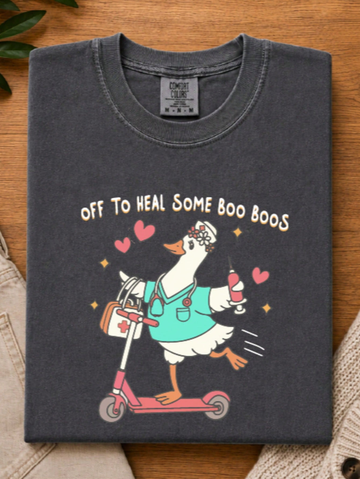 ER Nurse Featuring A Goose On A Scooter T-Shirt