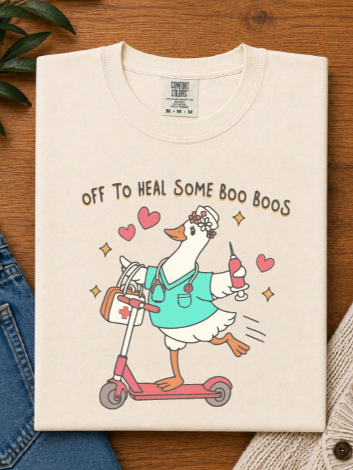 ER Nurse Featuring A Goose On A Scooter T-Shirt