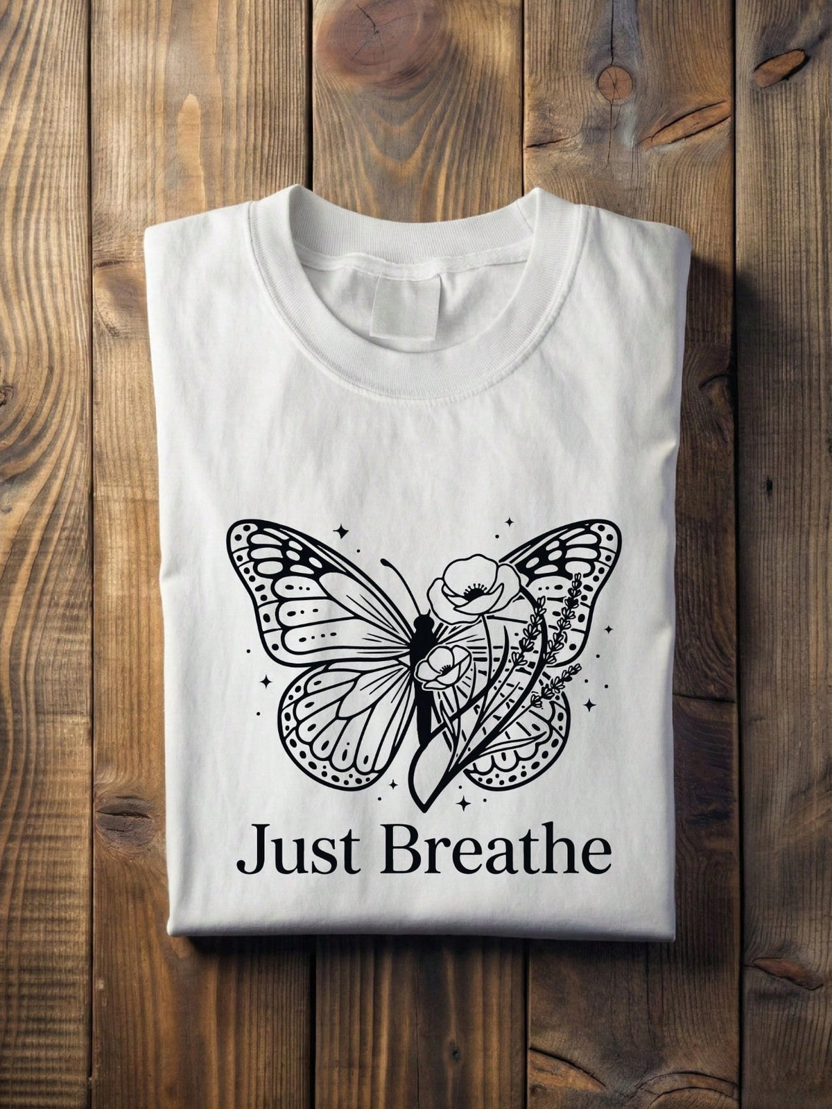 Just Breathe Butterfly T-Shirt