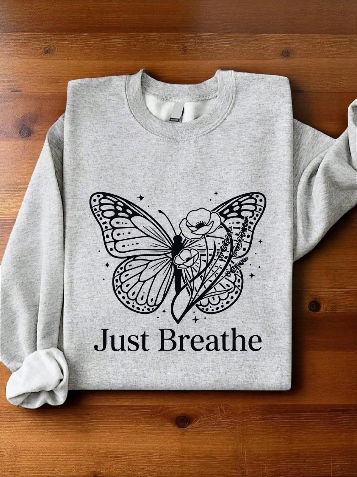 Just Breathe Butterfly Sweatshirt