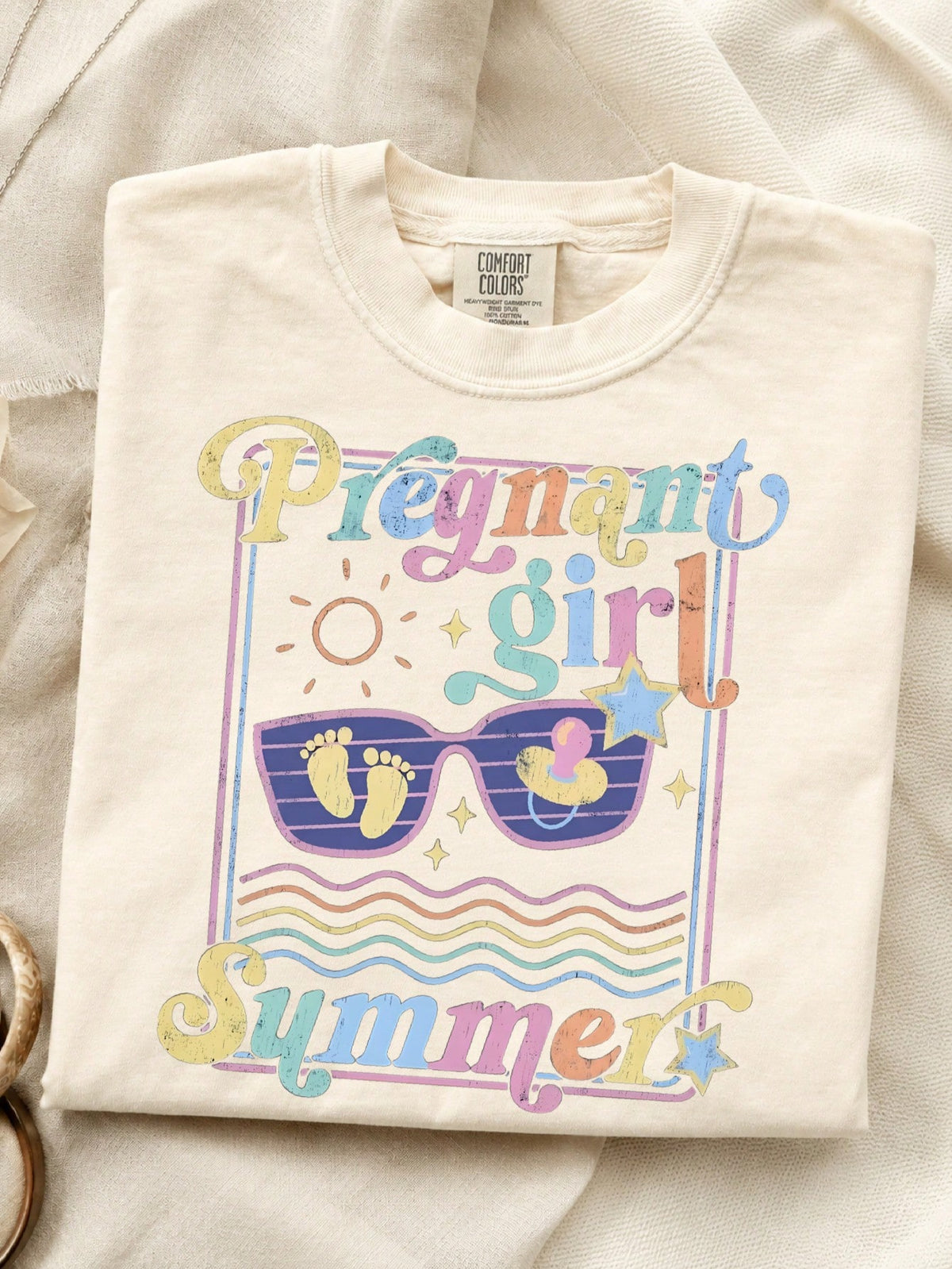 Pregnant Girl Summer T-Shirt