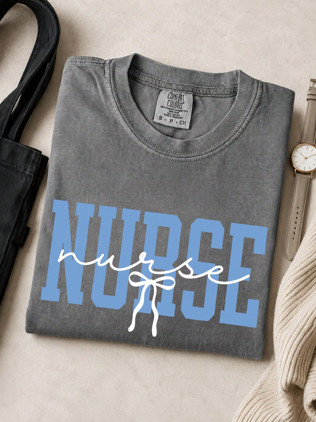 Nurse Coquette Bow T-Shirt
