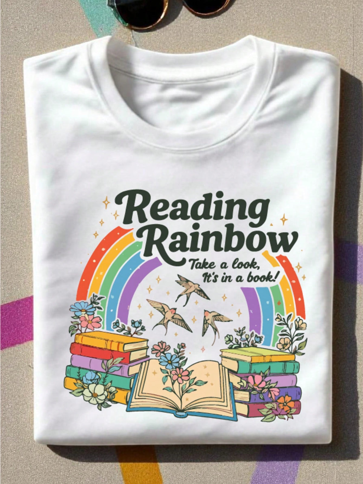 Retro Reading Rainbow T-Shirt
