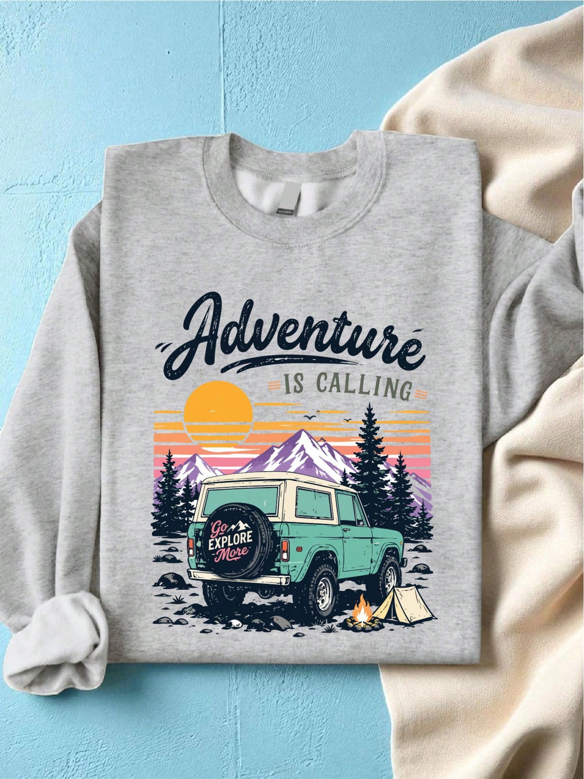 Vintage Adventure Is Calling Sweatshirt