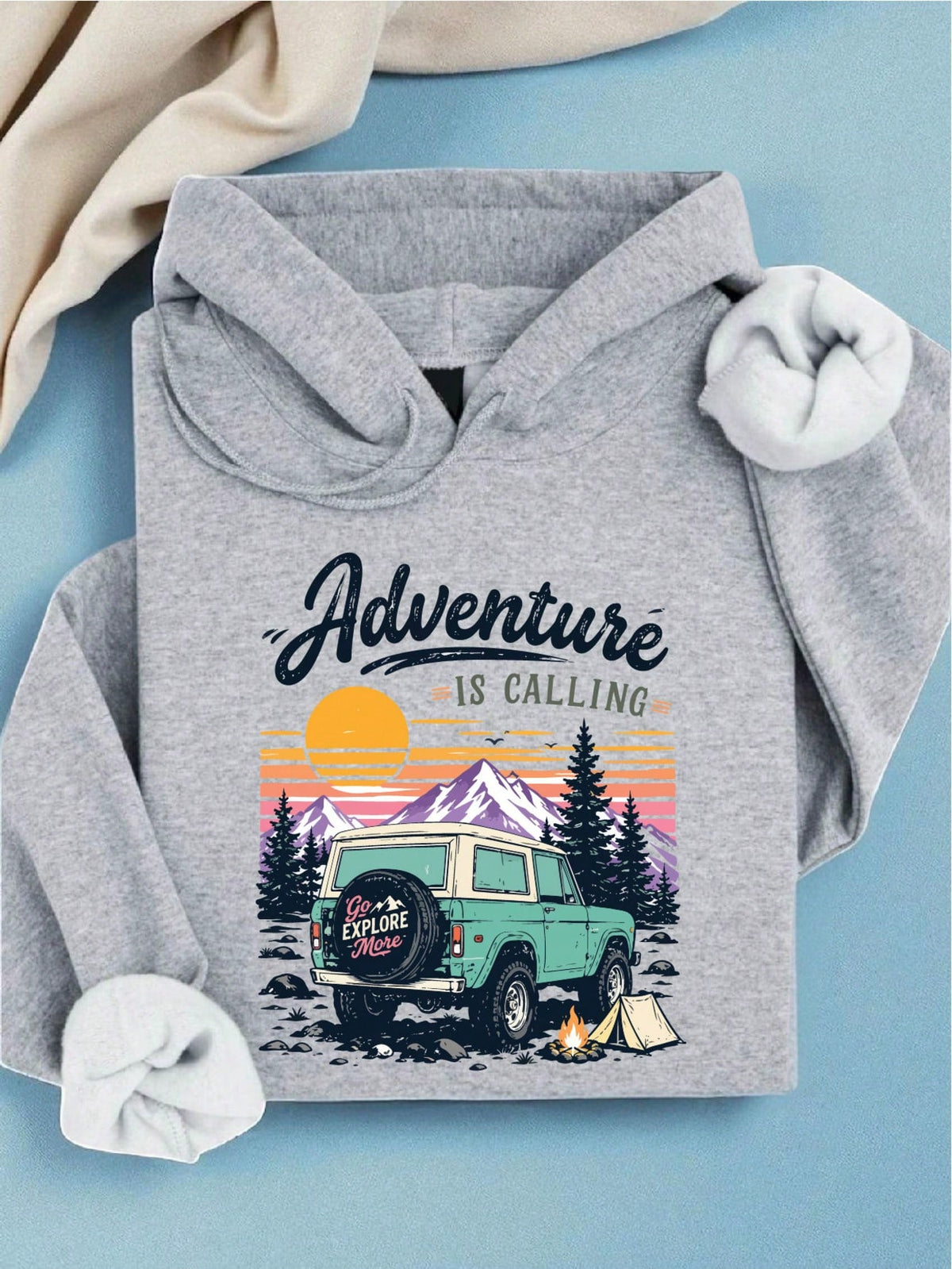 Vintage Adventure Is Calling Hoodie